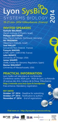 Flyer Lyon SysBio verso